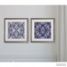Bungalow Rose 'Inky Kaleidoscope' 2 Piece Framed Graphic Art Print Set BGRS8443