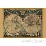 Buyenlarge 'New Accurate Map of the World' by J. Blaeu Graphic Art FAV40473