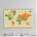 East Urban Home 'New World Map' by Jazzberry Blue Graphic Art Print ESRB7061