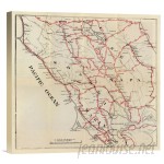 East Urban Home California - Sonoma, Marin, Lake, and Napa Counties, 1896' Print on Canvas EABP7755