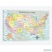 East Urban Home The United States of America Graphic Art on Wrapped Canvas USSC5575