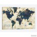 East Urban Home World Map Collage Graphic Art on Wrapped Canvas USSC8605