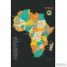 Langley Street Africa Map Graphic Art on Wrapped Canvas LGLY3759