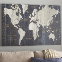 Mercury Row 'Old World Map' Graphic Art Print on Wrapped Canvas MROW3924