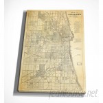 WexfordHome 'Chicago Map' Graphic Art Print on Wrapped Canvas WEXF2171