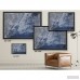 WexfordHome 'NYC Sketch Map' Graphic Art Print on Wrapped Canvas in Blue WEXF2127