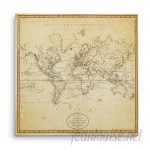 WexfordHome 'Vintage World Map I' Graphic Art Print on Wrapped Canvas WEXF2141