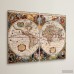 World Menagerie World Map 2 Piece Framed Graphic Art on Wrapped Canvas Set WDMG1007