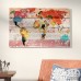 World Menagerie World Map Painting Print on Wrapped Canvas WDMG4316