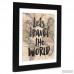 Zipcode Design 'Let's Travel the World' Textual Art ZPCD5165