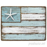 Highland Dunes Coastal Flag Sign with Rope Wall Décor HLDS2116