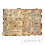The Beistle Company Jumbo Treasure Map Cutout Wall Décor TBCY1306