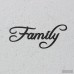 Fleur De Lis Living Family Word Sign Fancy Script Wall Décor SATW1000