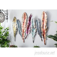 Bungalow Rose Modern Feathers Wall Decor BGRS3020