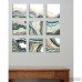 Everly Quinn 'Geode Abstract Waves' 9 Piece Canvas Wall Art Set EYQN4089