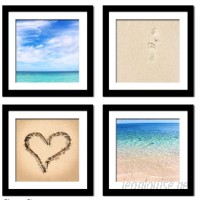 Imagine Letters Inc. 'Beach Beauty' by Neeva Kedem 4 Piece Framed Photographic Print Set IMLI1001