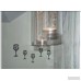 Say It All On The Wall 5 Piece Wine Glasses Metal Wall Décor Set SATW1019