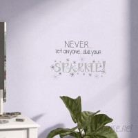Andover Mills Duchesne Dull Your Sparkle Quote Wall Decal ANDV1348