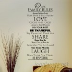 Belvedere Designs LLC Classic Family Rules  Wall Quotes™ Decal BVDS1018