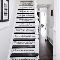 Decal House 13 Steps Stairway Decal DEHO1055