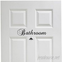 DecaltheWalls Bathroom Door Decal DTWA1121