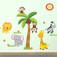 DecaltheWalls Jungle Theme Fabric Wall Decal DTWA1120