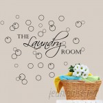 DecaltheWalls Laundry Room with Bubbles Wall Decal DTWA1019