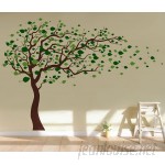 Pop Decors Tree Blowing in The Wind Wall Decal WZC1077