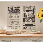 Wrought Studio Temple Cloud Cooking Conversions Wall Decal VRKG5509