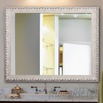 One Allium Way Rectangle French Victorian Wall Mirror OAWY5819