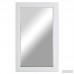 Three Posts Traditional Rectangle Wall Mirror THRE7712