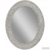 World Menagerie Mosaic Oval Accent Wall Mirror WLDM4927
