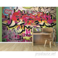 Brewster Home Fashions City Graffiti Wall Mural BZH8424