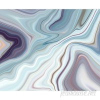 Brewster Home Fashions Marbled Agate 9' 10" x  10' 10" 6 Piece Wall Mural Set BZH9264
