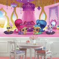 Room Mates Shimmer and Shine Genie Palace XL Chair Rail Prepasted 10.5' x 72 Wall Mural RZM3385