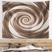 East Urban Home Abstract Chocolate and Milk Candy Spiral Design Tapestry ERBP3952