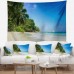 East Urban Home Seascape Beautiful Praslin Island Seychelles Tapestry and Wall Hanging ERBP1441