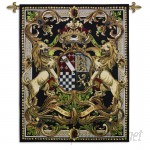 Fine Art Tapestries Crest On Black II by World Art Group Tapestry FAT2599