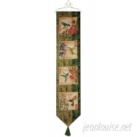 Manual Woodworkers Weavers Wings and Blossoms Bell Pull Tapestry and Wall Hanging MANU2312
