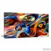 DesignArt Abstract Music and Rhythm Graphic Art on Wrapped Canvas ESIG2607