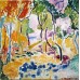 East Urban Home 'Landscape Near Collioure (Study for Le Bonheur de Vivre), 1905' by Henri Matisse Print ESRB6920