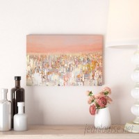 East Urban Home Urbanities Series: Cityscape Painting Print on Wrapped Canvas USSC8651