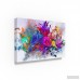 Ebern Designs 'Dark Color Explosion' Oil Painting Print on Wrapped Canvas EBRN1260