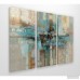 George Oliver 'Morning Fjord' Acrylic Painting Print Multi-Piece Image on Gallery Wrapped Canvas GOLV2727