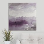 Great Big Canvas 'Midnight at the Lake II Amethyst and Gray' by Mike Schick Painting Print GRNG8654