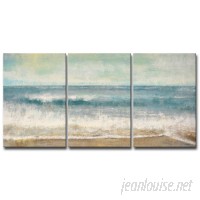 Highland Dunes 'Beach Memories' 3 Piece Painting Print on Wrapped Canvas Set HIDN4849
