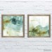 Ivy Bronx 'My Greenhouse Abstract IV' 2 Piece Framed Watercolor Painting Print Set IVBX5885