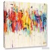 Latitude Run Abstract Rainbow Painting Print on Wrapped Canvas LATR6188