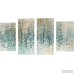 Latitude Run 'Revealed' Framed 4 Piece Set on Canvas LRUN3533