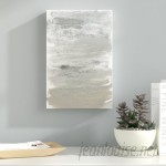 Latitude Run Silver Storm Painting Print on Wrapped Canvas LATR1685